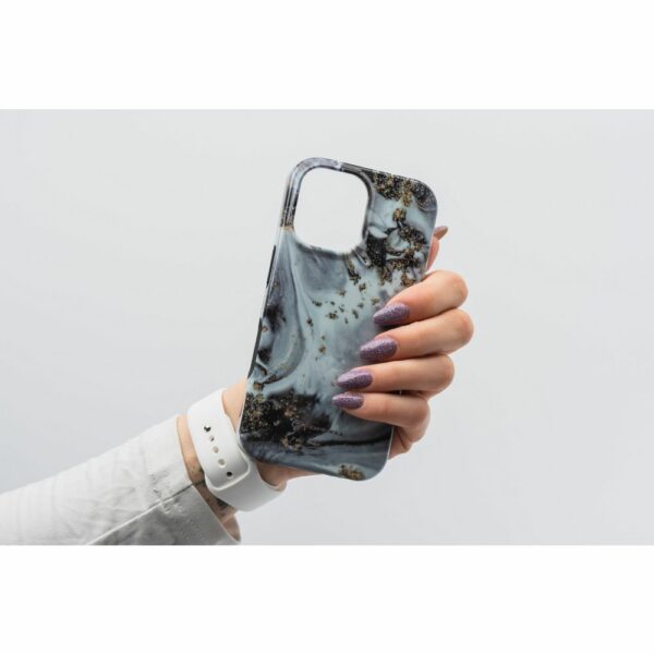 FORCELL F-PROTECT Mirage, Military Drop-Tested case compatible with MagSafe for IPHONE 15 PRO MAX silver fog