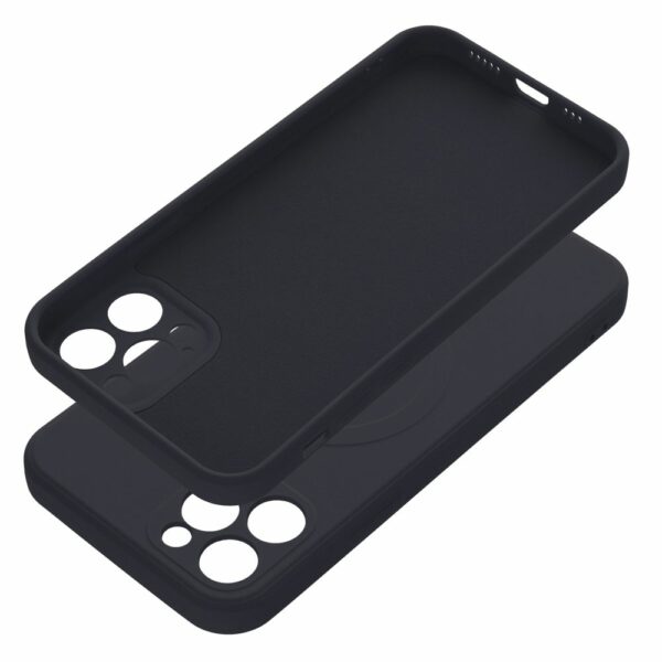SILICONE MAG COVER case compatible with MagSafe for IPHONE 12 Pro black