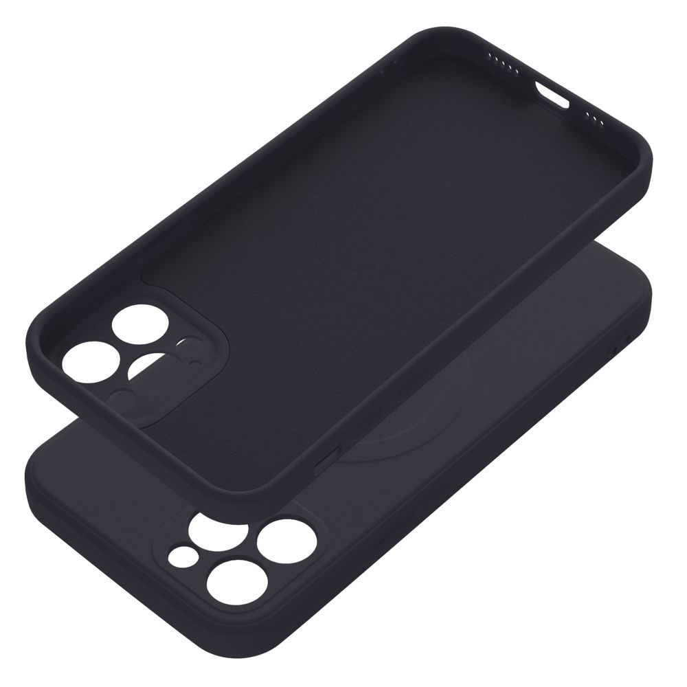 SILICONE MAG COVER case compatible with MagSafe for IPHONE 12 Pro black