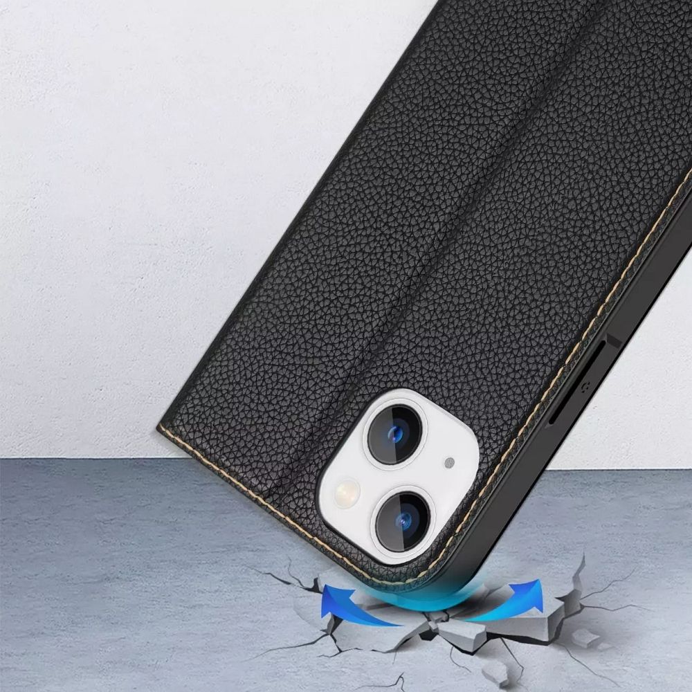 DUX DUCIS wallet case SKIN X2 for IPHONE 14 Plus black