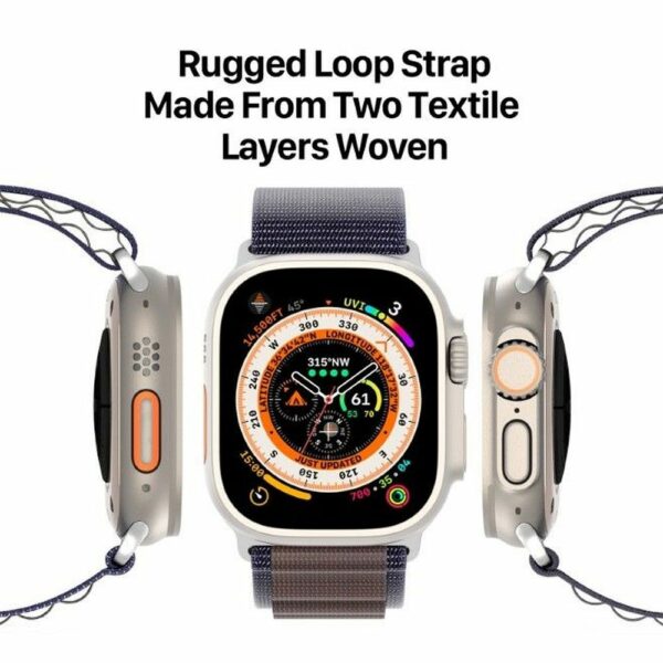DUX DUCIS strap GS nylon for Apple Watch 42 / 44 / 45 / 49 mm indigo