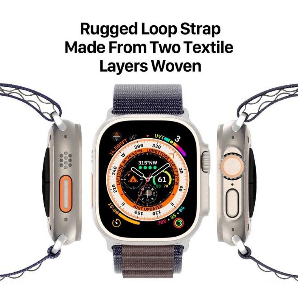 DUX DUCIS strap GS nylon for Apple Watch 42 / 44 / 45 / 49 mm indigo