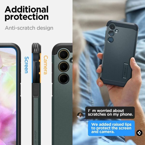 SPIGEN case TOUGH ARMOR for SAMSUNG A35 5G abyss green
