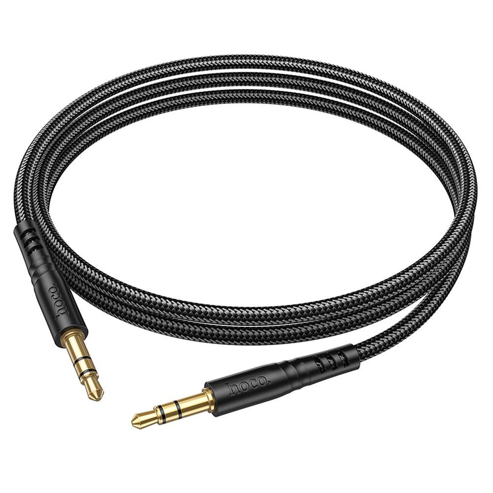 HOCO kabel AUX Jack 3,5 mm (male) to Jack 3,5 mm (male) UPA24 1 m black