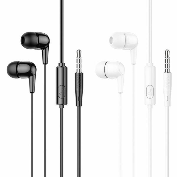 HOCO wire earphones Jack 3,5 mm with microphone M97 black