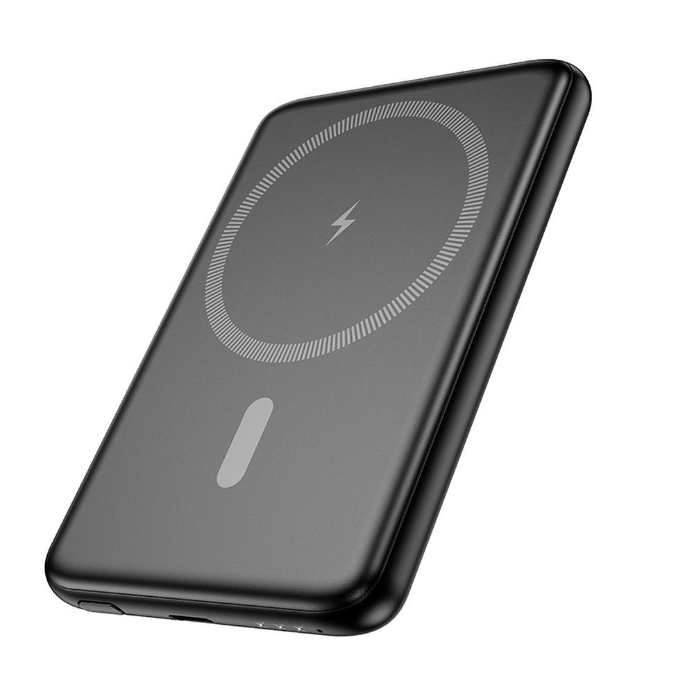 HOCO powerbank 5000 mAh ultra-thin compatible with MagSafe PD QC 2A 20W J140A black