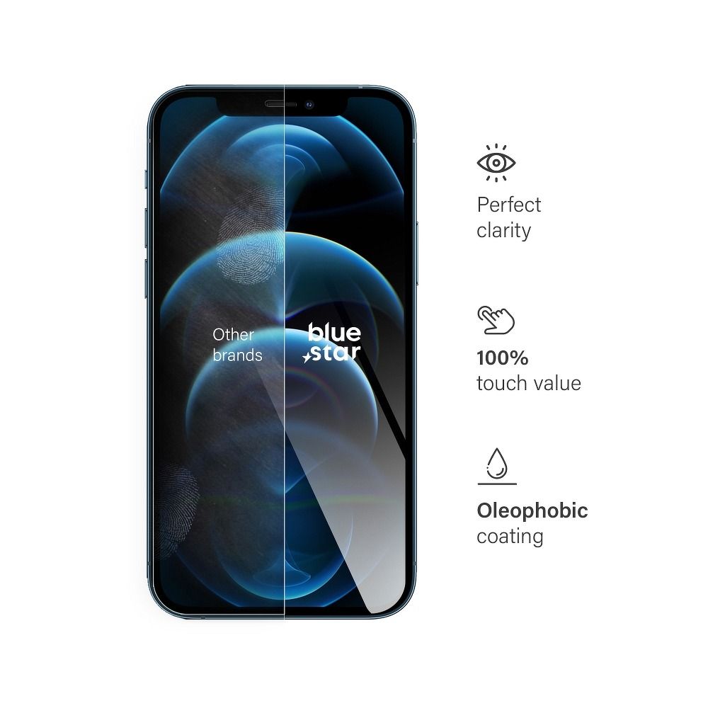 Tempered Glass Blue Star - IPHONE 12 Pro Max