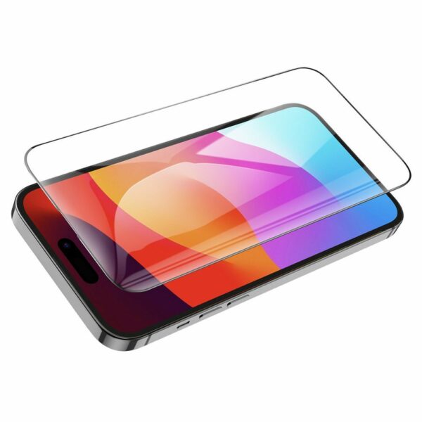 HOCO tempered glass HD 5D Guardian shield (SET 10in1) - for iPhone 15 Pro black (G14)