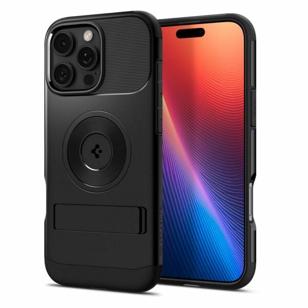 SPIGEN case SLIM ARMOR MAG compatible with MagSafe for IPHONE 16 Pro black