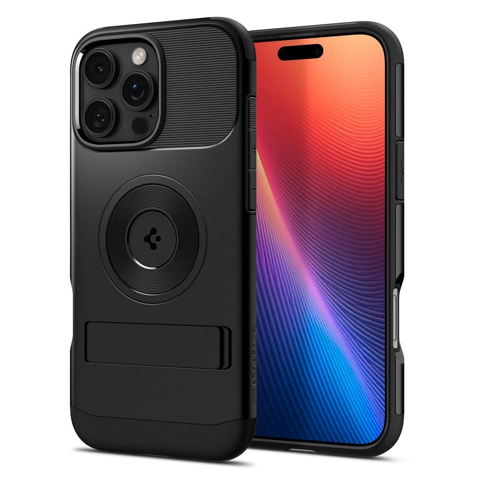SPIGEN case SLIM ARMOR MAG compatible with MagSafe for IPHONE 16 Pro black