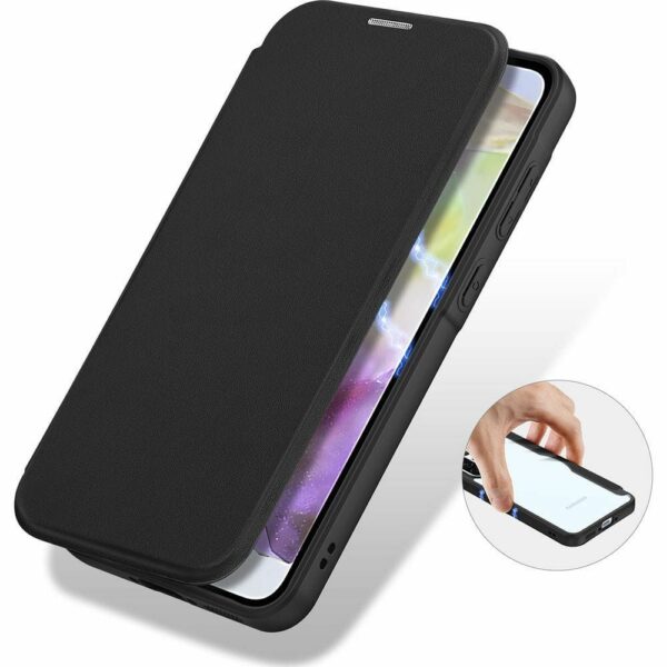 DUX DUCIS wallet case SKIN X PRO compatible with MagSafe for SAMSUNG A36/A56 5G black