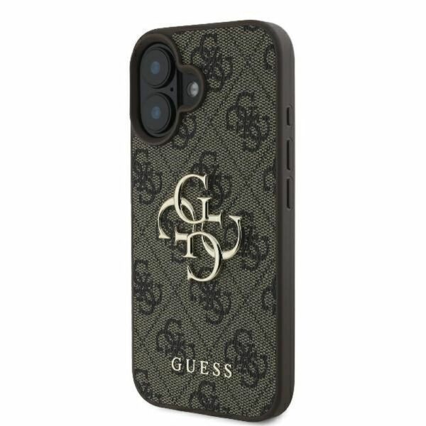 GUESS case for IPHONE 16 Plus GUHCP16M4GMGBR (4G PU Big Logo) brown