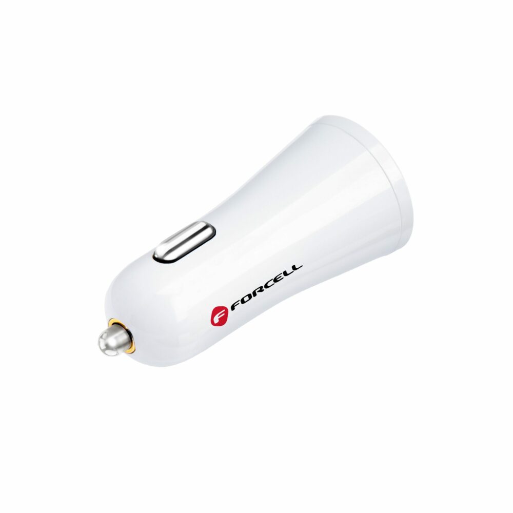 FORCELL F-ENERGY TFK-CC-095 car charger USB A QC3.0 2,4A white