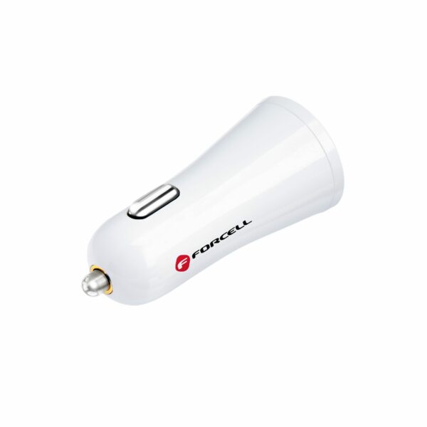 FORCELL F-ENERGY TFK-CC-095 car charger USB A QC3.0 2,4A white