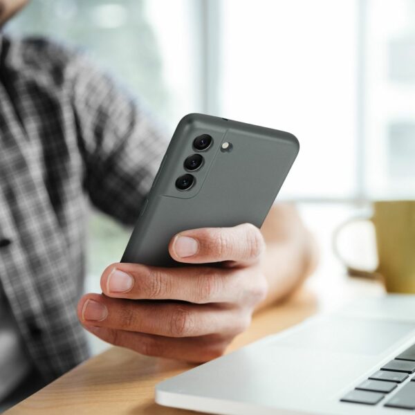 METALLIC Case for SAMSUNG S24 grey