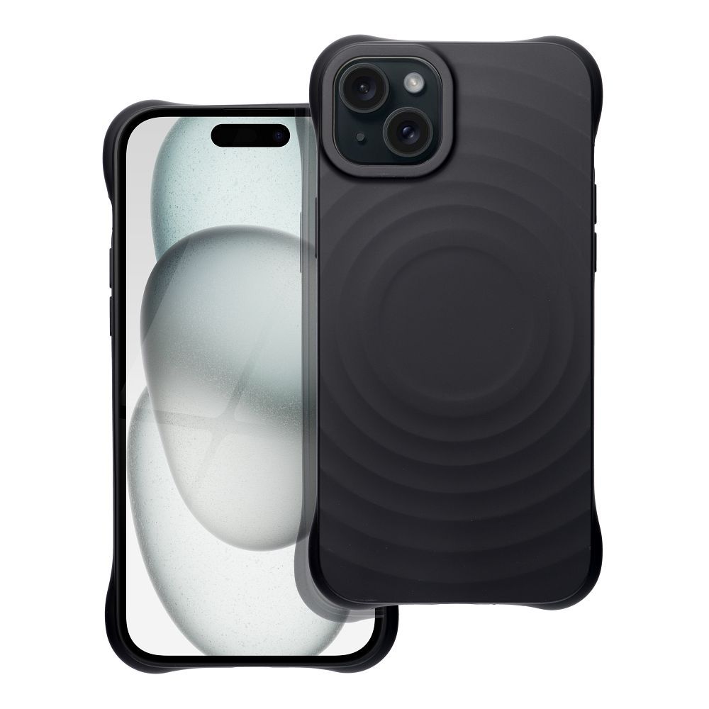Silicone Zephyr Mag Cover compatible with MagSafe do IPHONE 15 PLUS black