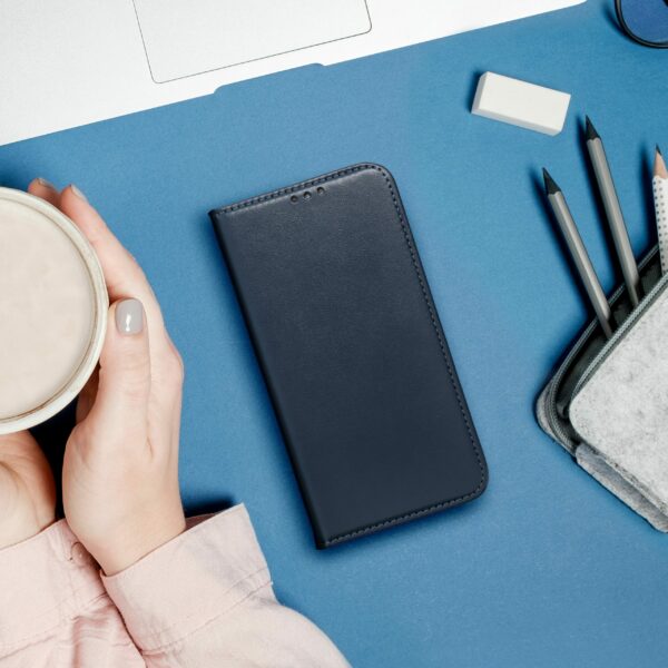 SMART MAGNETO Book case for MOTOROLA EDGE 30 Fusion navy