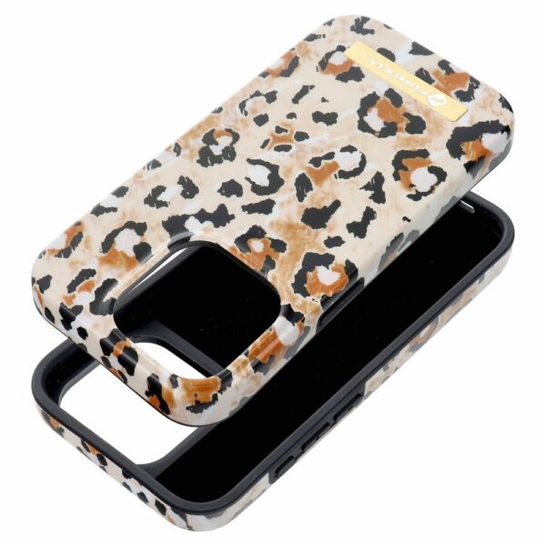 FORCELL F-PROTECT Mirage case compatible with MagSafe for IPHONE 15 PRO wild panther