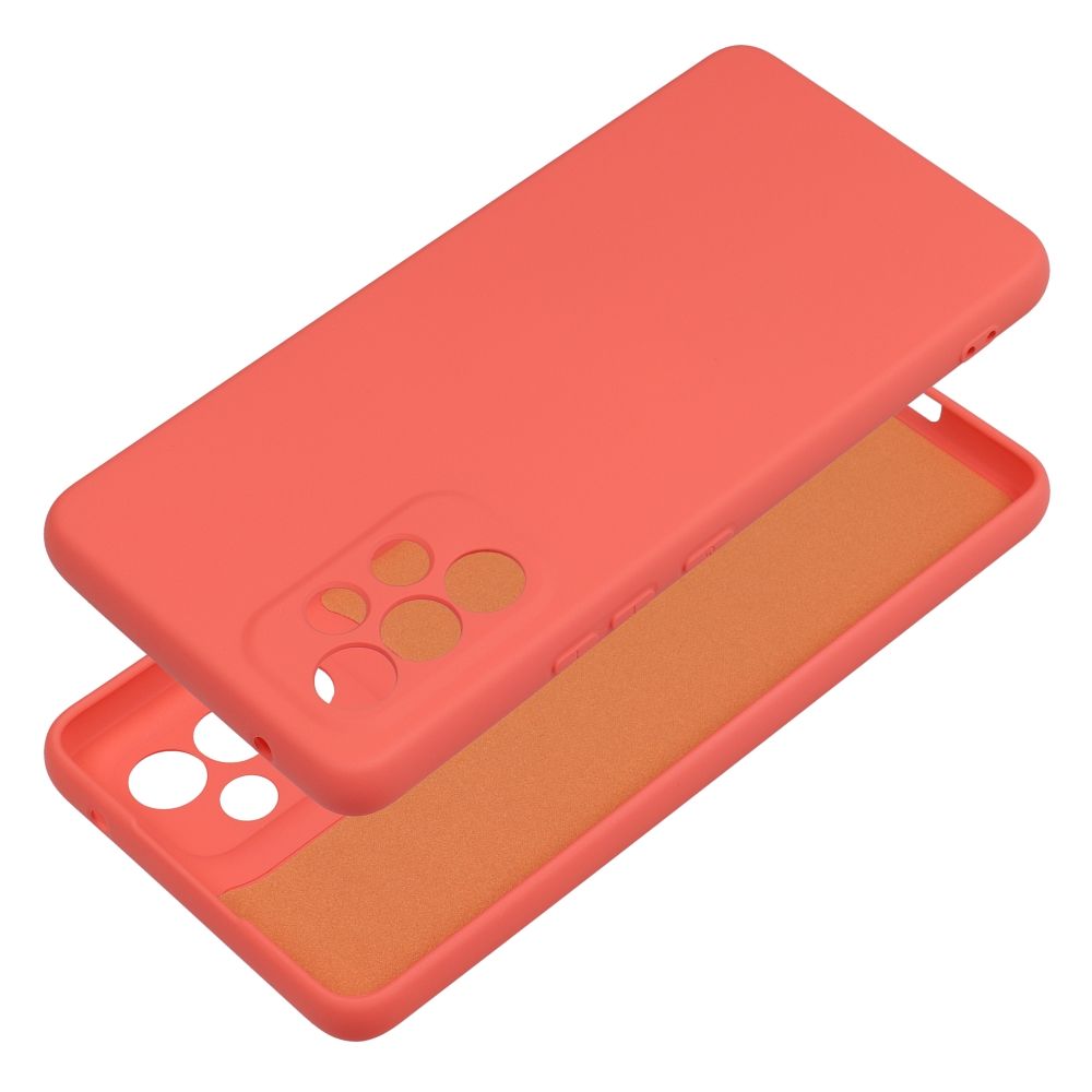 ebb46c23dc46992255ccf06444baee0c SILICONE case for SAMSUNG A53 5G peach