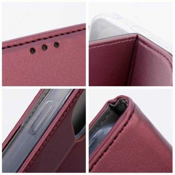 SMART MAGNETO Book case for REALME 14 PRO burgundy