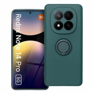 SILICONE RING case for XIAOMI Redmi Note 14 Pro 5G green