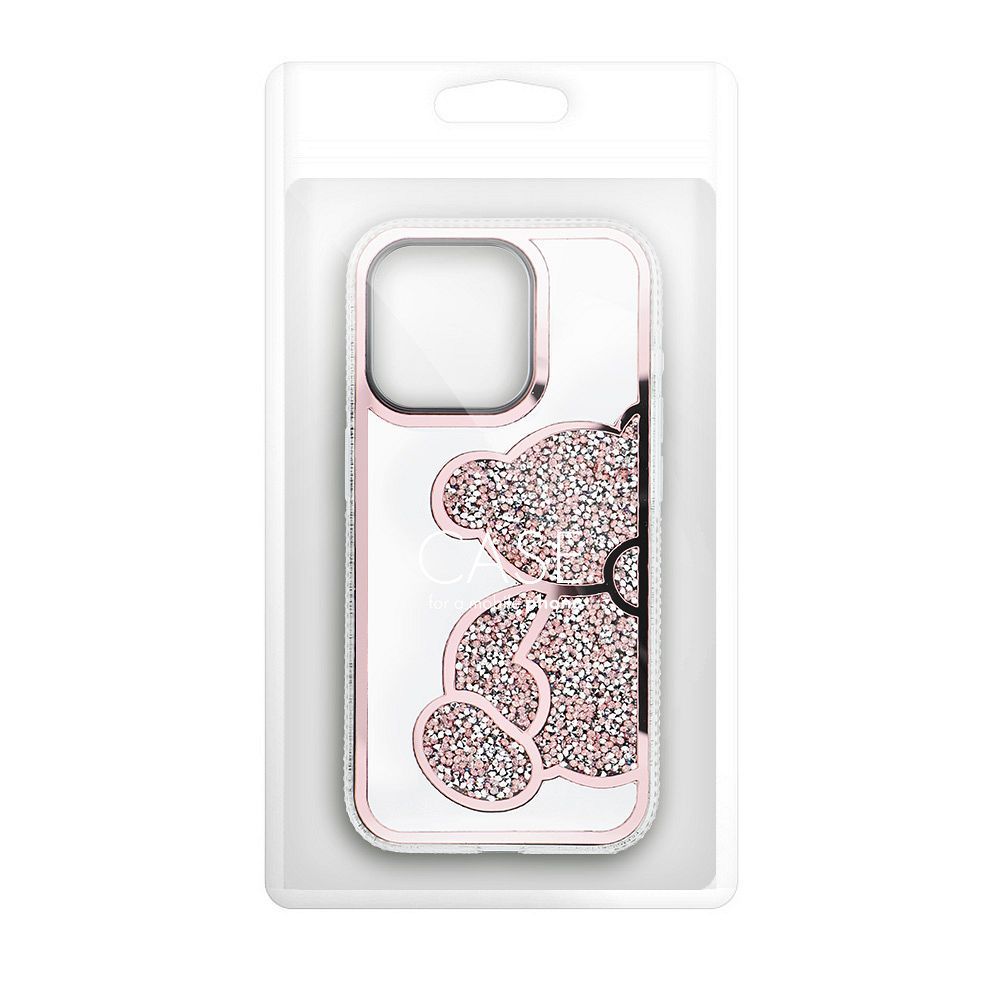 TEDDY BEAR Case for IPHONE 16 Pro pink