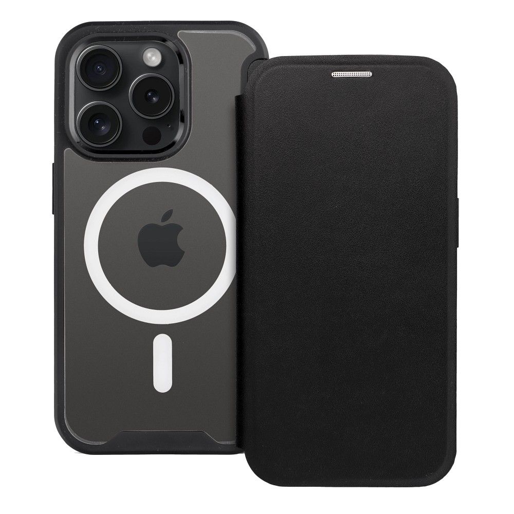 SMART MAG Book case compatible with MagSafe for IPHONE 14 Pro black