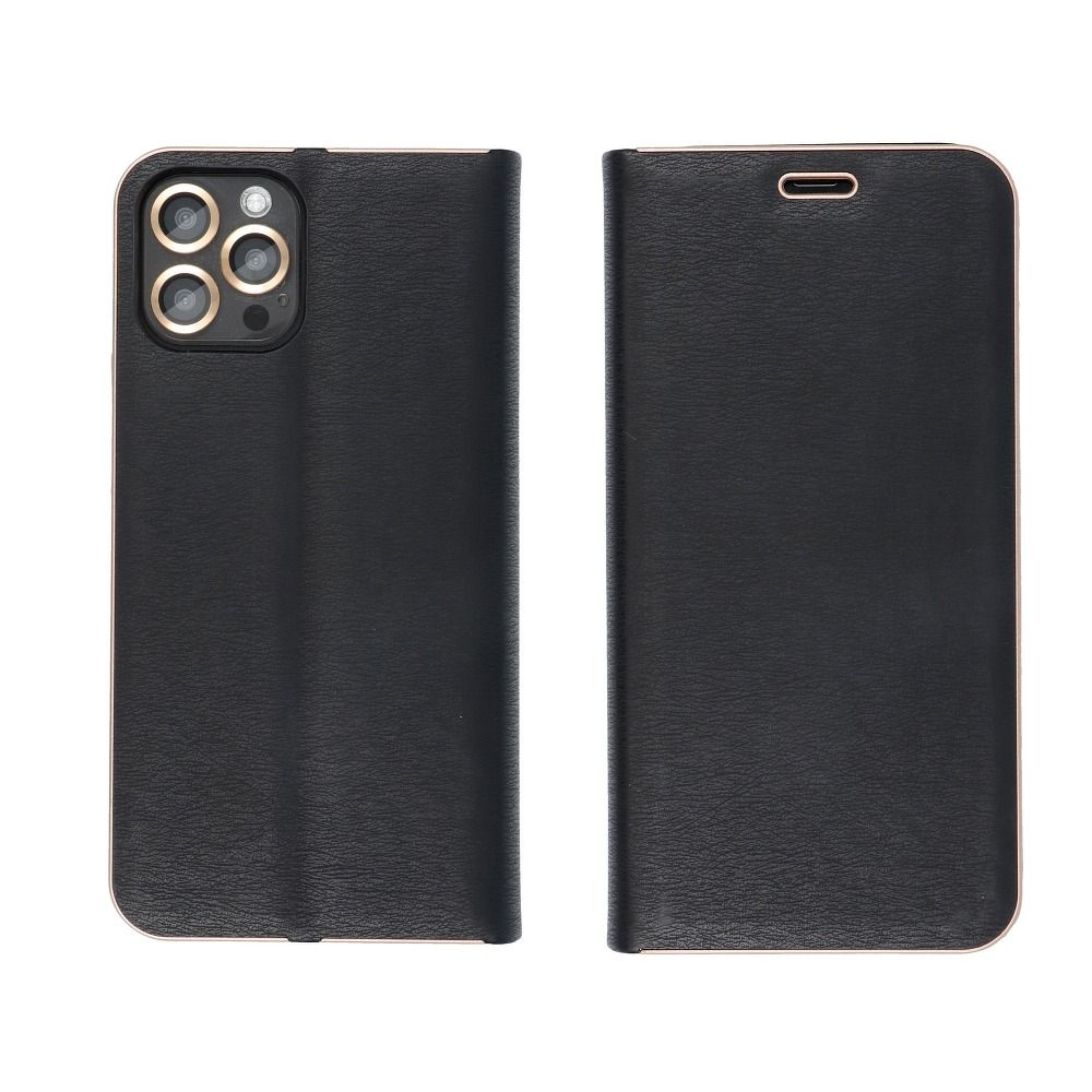 ec9cb3461f2dd72ce3f775573fce6bef LUNA Book Gold for HUAWEI P20 Lite black
