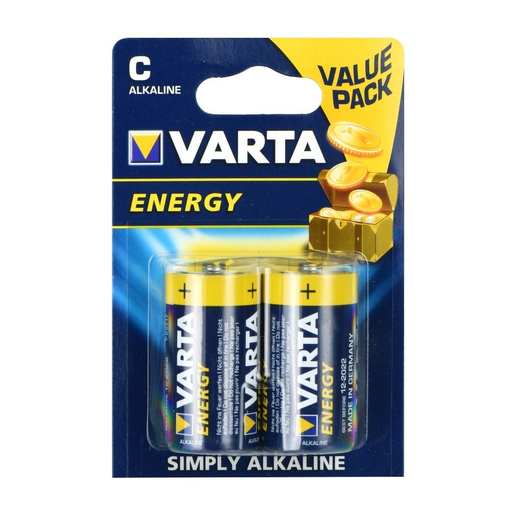 ecac1bacb6e01566ac5d6d2f1123b2d2 VARTA alkaline battery R14 (Type C) Superlife 2 pcs