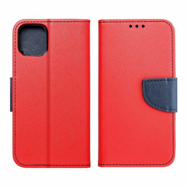 FANCY Book case for SAMSUNG A10 red/navy