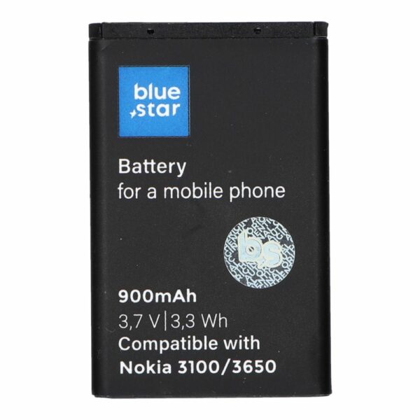 BLUE STAR battery for NOKIA 3100 / 3650 / 6230 / 3110 Classic 900 mAh