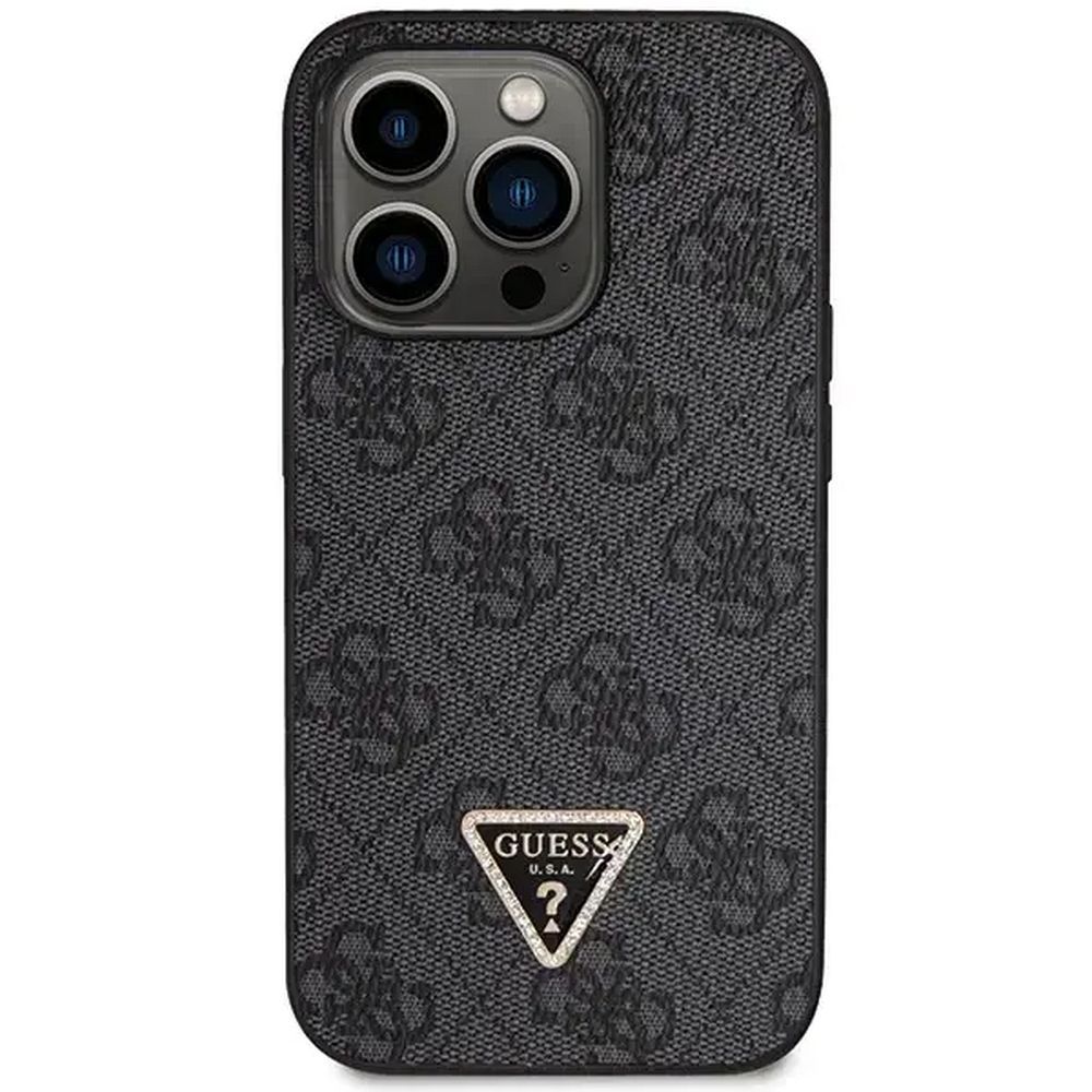 GUESS case for IPHONE 14 Pro Max GUHCP14XP4TDSCPK (Metal Logo Starss Crossbody) black