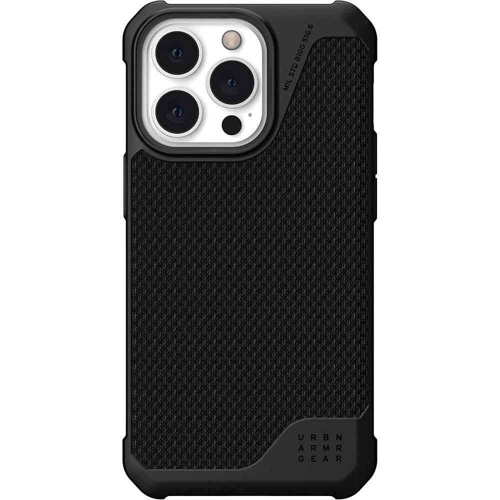 UAG Urban Armor Gear case METROPOLIS LT compatible with MagSafe for IPHONE 13 Pro kevlar black