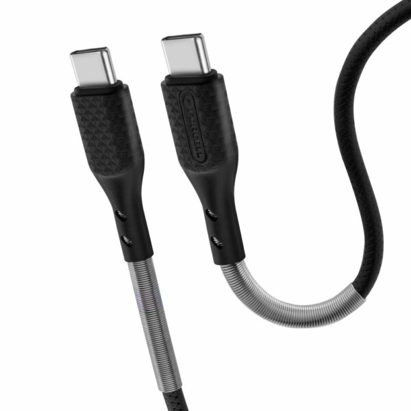 FORCELL F-ENERGY Carbon CB-02C cable Type C to Type C PD QC3.0 5A 60W 1 m black