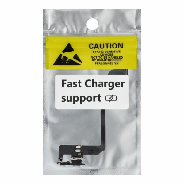 Charging flex USB for IPHONE XS black (used)