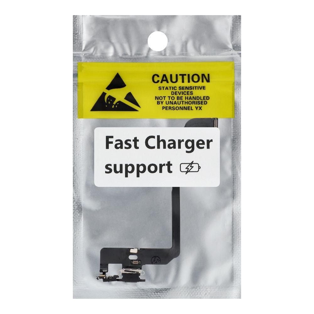 Charging flex USB for IPHONE XS black (used)