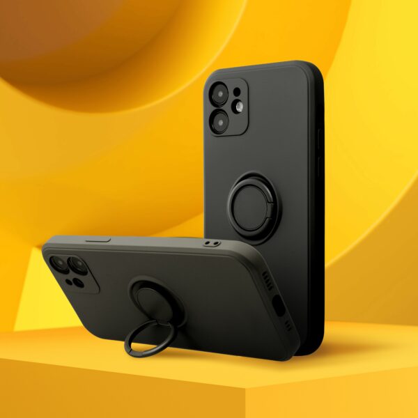 SILICONE RING case for SAMSUNG A54 5G black