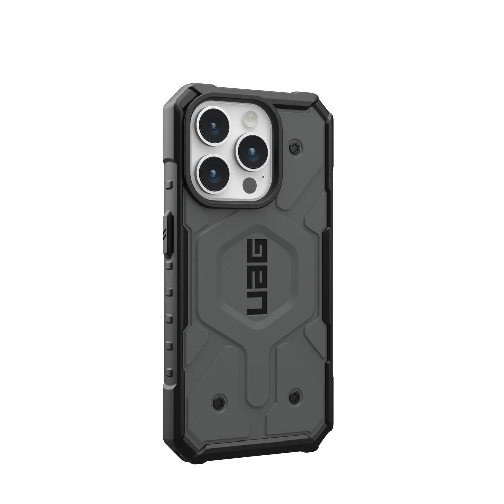 UAG Urban Armor Gear case PATHFINDER compatible with Magsafe for IPHONE 15 Pro silver