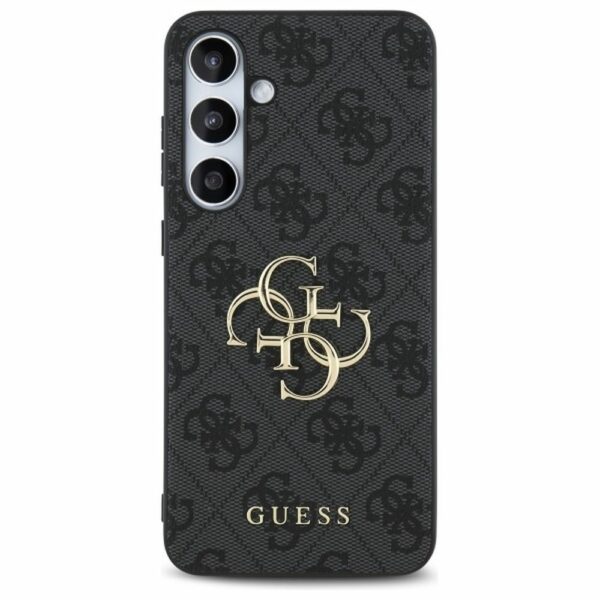 GUESS case for SAMSUNG S24 FE GUHCS24FE4GMGGR (HC PU 4G Big Metal Logo) grey