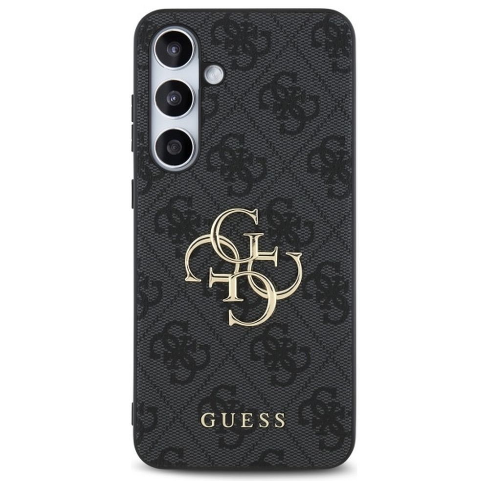 GUESS case for SAMSUNG S24 FE GUHCS24FE4GMGGR (HC PU 4G Big Metal Logo) grey