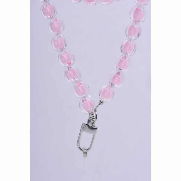 COLORFUL pendant for the phone / cord length 120cm (60cm in the loop) / on neck - lite pink
