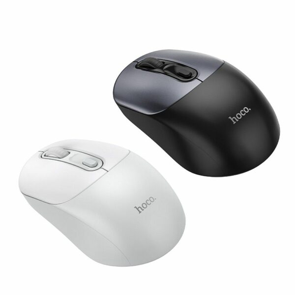 HOCO wireless computer mouse 2.4G GM28 white gray
