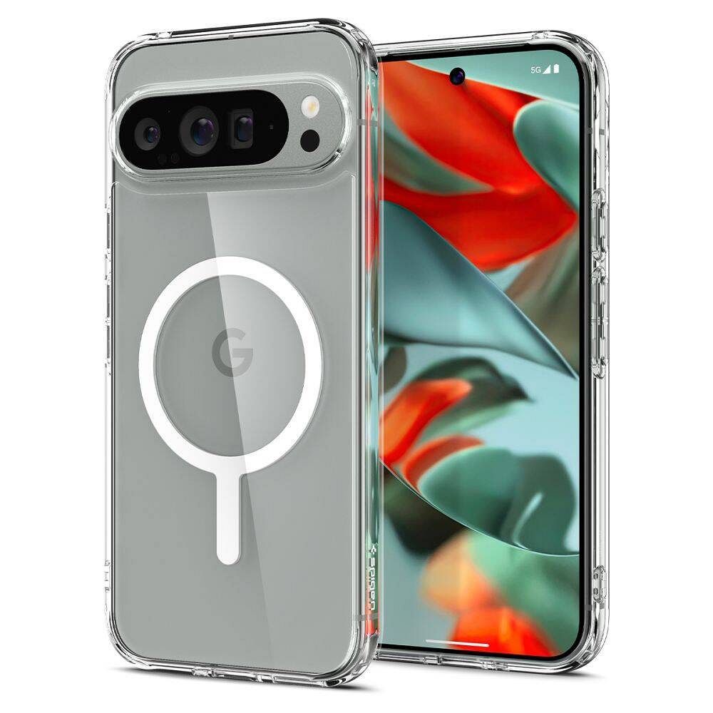 SPIGEN case ULTRA HYBRID Onetap Ring MagSafe for GOOGLE Pixel 9 Pro white