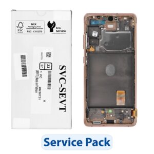 ServicePack LCD Display SAMSUNG S20 FE 4G/5G G780F/G781F GH82-24219F Orange