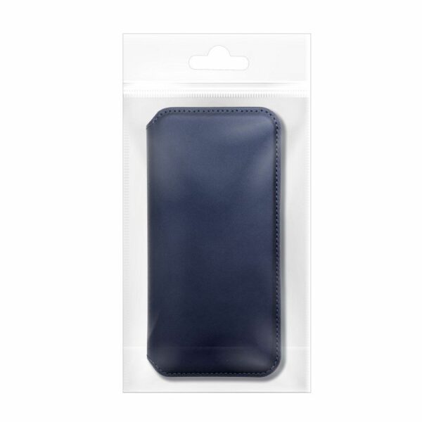 DUAL POCKET Book case for MOTOROLA G14 navy