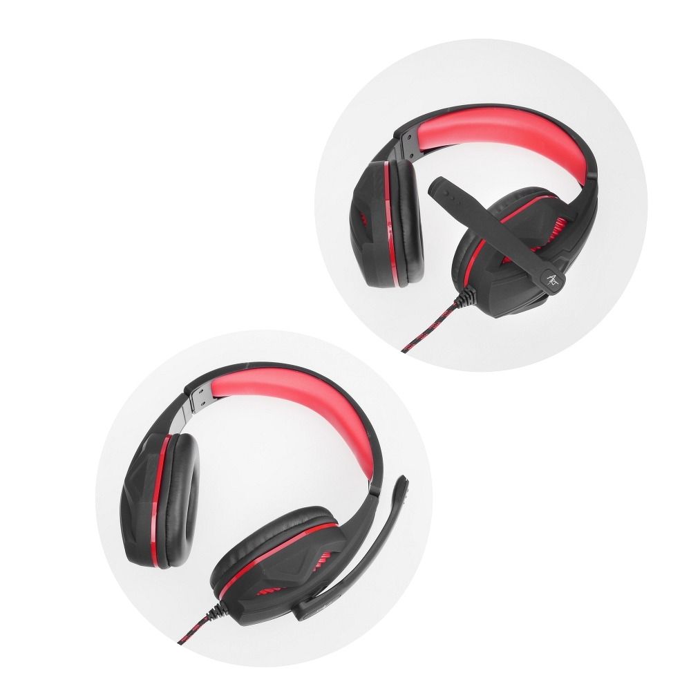 ef3d1d1d71d2231e5132407b2c71d1bf ART wire headphones gaming USB A with microphone HERO black