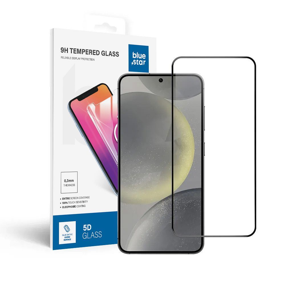 ef548a5ab691bb5c097660ba9b035856 Tempered Glass Blue Star - SAMSUNG Galaxy S24+ Full Face (full glue/case friendly) - black Tempered Glass Blue Star