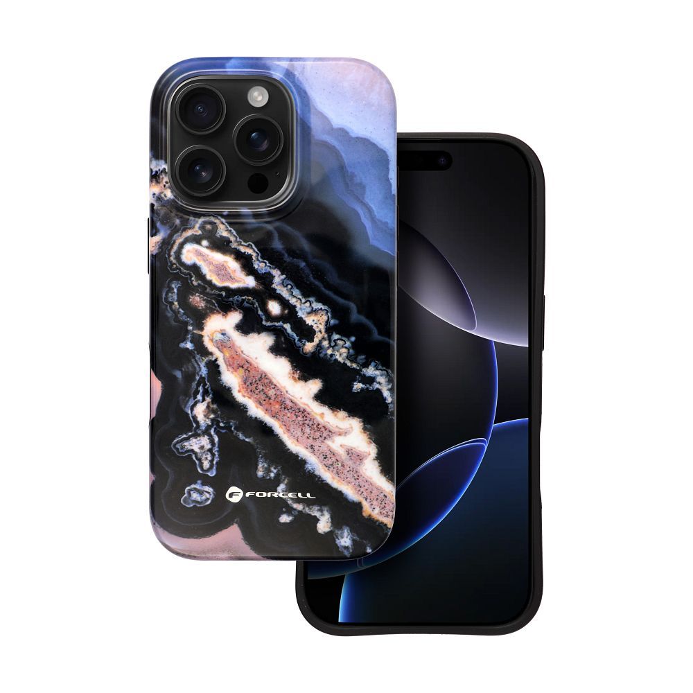 FORCELL F-PROTECT Mirage, Military Drop-Tested case compatible with MagSafe for IPHONE 16 PRO gold island