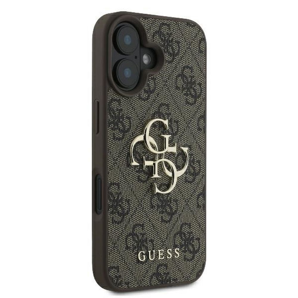 GUESS case for IPHONE 16 Plus GUHCP16M4GMGBR (4G PU Big Logo) brown