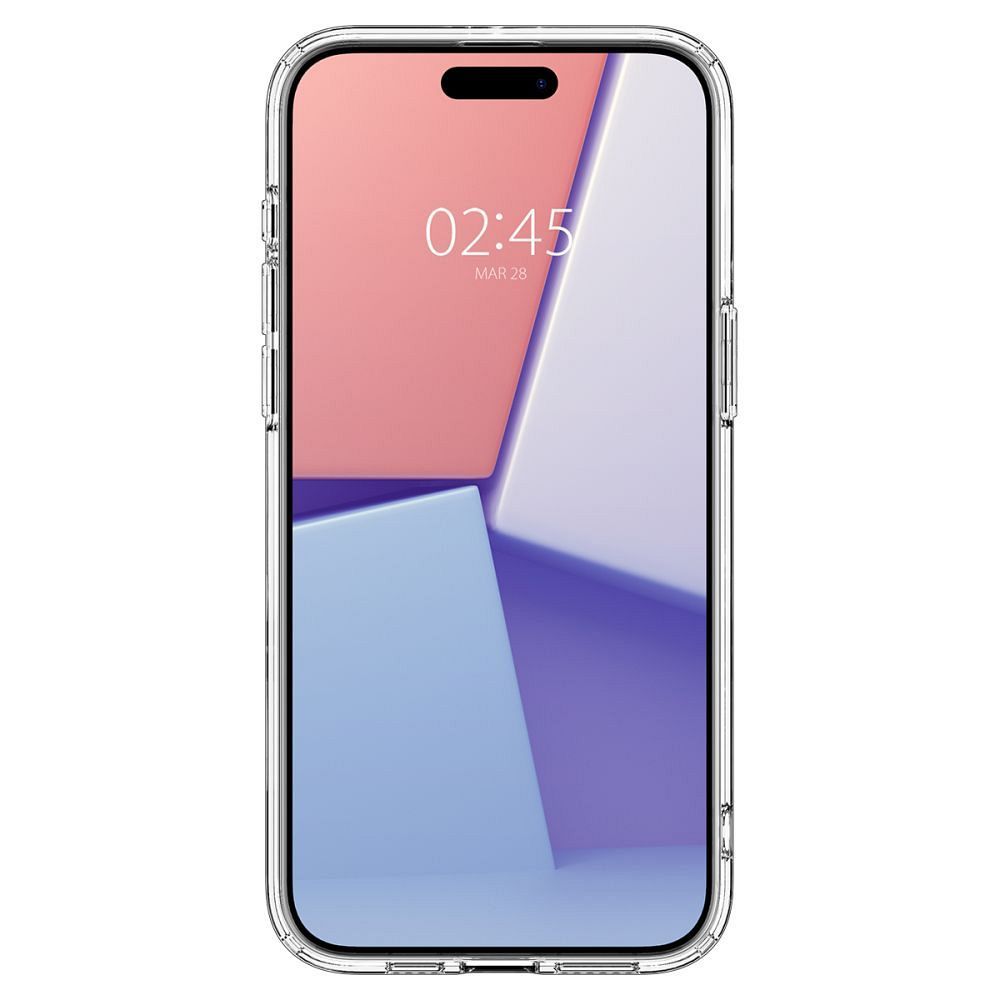 SPIGEN case ULTRA HYBRID MAG compatible with MagSafe for IPHONE 15 Pro white